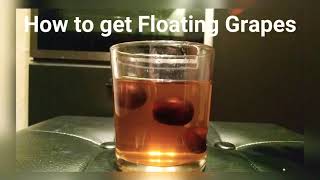 Floating grapes| Easy kids experiment at home| Density of water experiment for kids at home
