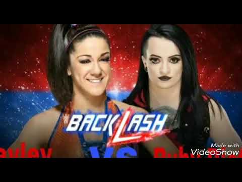 Bayley VS Ruby Riot Backlash Kickoff 2018 Match Card - YouTube