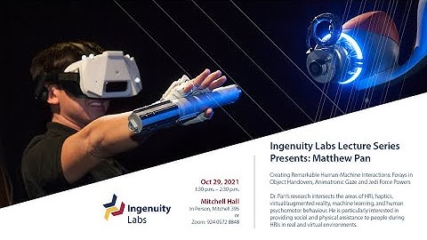 Dr. Matthew Pan - Creating Remarkable Human-Machine Interactions