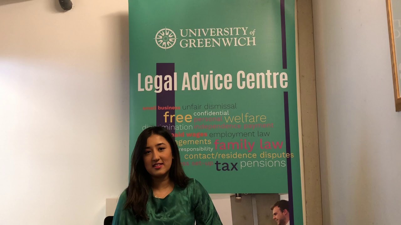 Legal Advice Centre, University of Greenwich YouTube