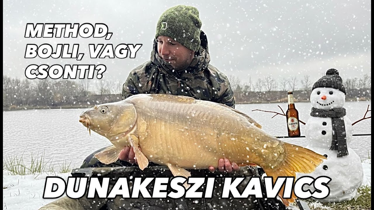 Method, bojli, vagy csonti? Mi a tuti a fagyos, Dunakeszi kavicsbányatavon?