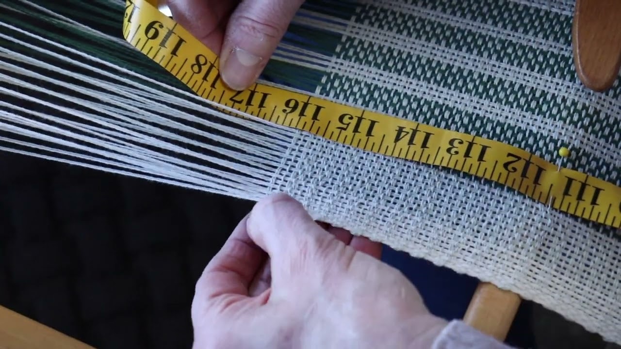 Hemming A Handwoven Dish Towel