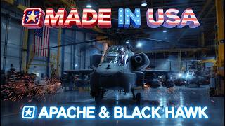 How Attack Helicopters Are Built in USA  Apache & Black Hawk Factory Tour
