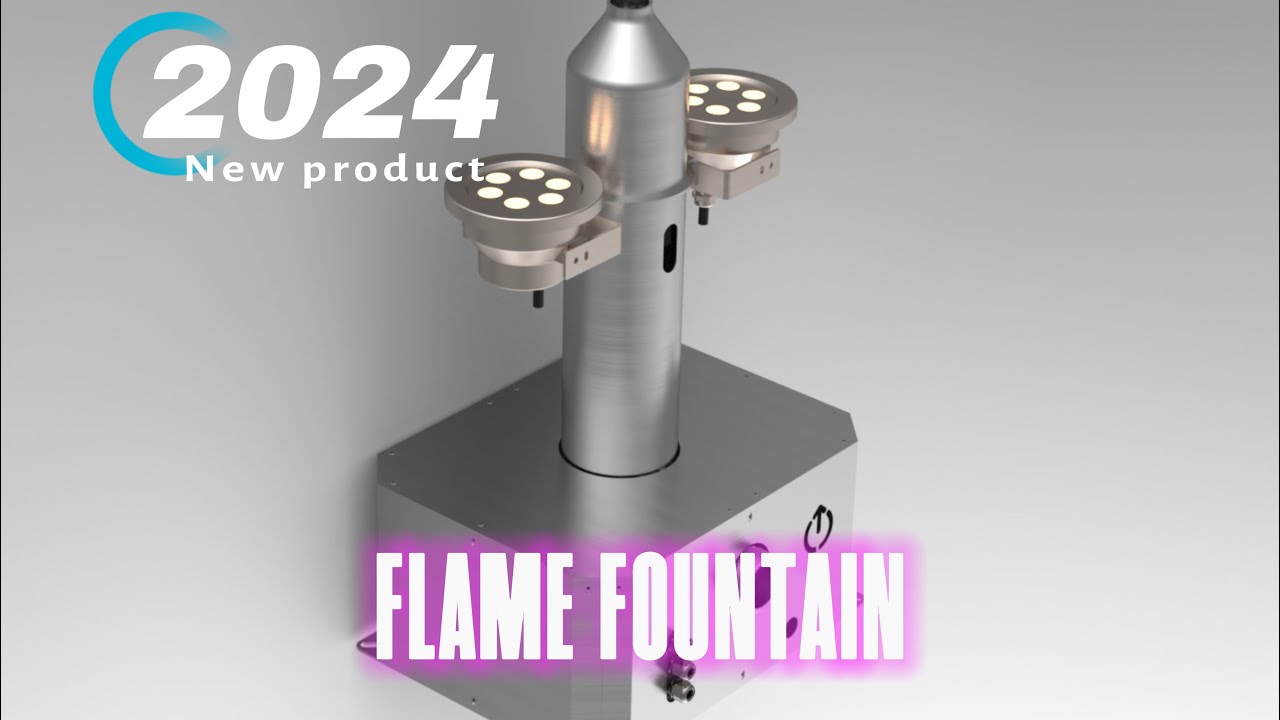 NEW PRODUCT 2024 - DMX controllable Flame Fountain nozzle