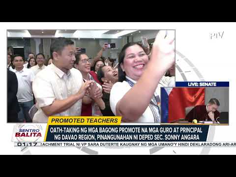 Halos 1,800 bagong promote na mga guro at principal sa Davao Region, nanumpa na sa pangunguna...