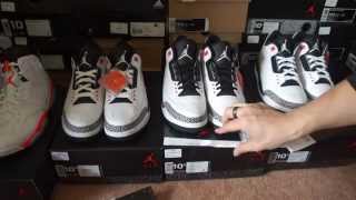 Air Jordan 3 Retro Infrared Review & Lace Swap @champssports @footlocker @Footaction
