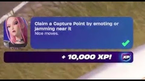Fortnite - Claim a Capture point by emoting or jamming near it - Chapter 6 Season 4