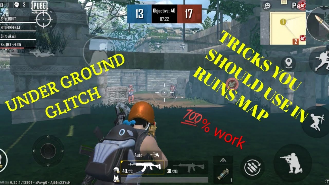 TDM - RUINS UNDERGROUND GLITCH PUBGMOBILELITE | TIPS AND TRICKS YOU SHOULD USE | SHADOW RULES GAMING