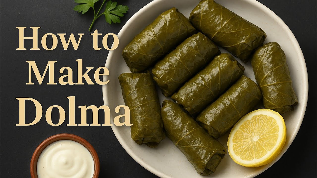 How to Make Stuffed Grape Leaves (Dolma) | Authentic Persian Recipe