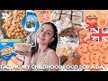 EATING MY CHILDHOOD FOODS FOR A DAY! UK VEGAN EDITION!