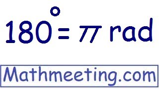 Converting radians and degrees
