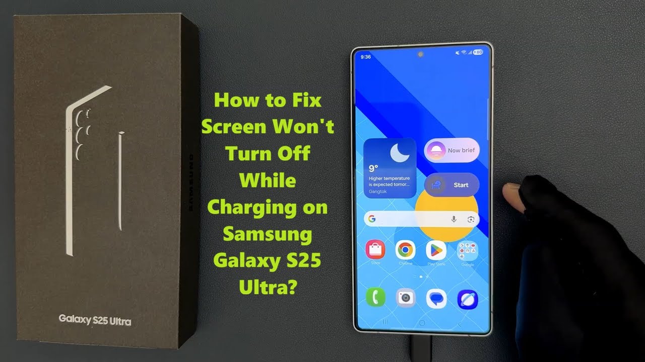 How to Fix Screen Won't Turn Off While Charging on Samsung Galaxy S25 ...