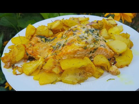 Video: Come Cucinare Il Salmone Con Patate Al Forno