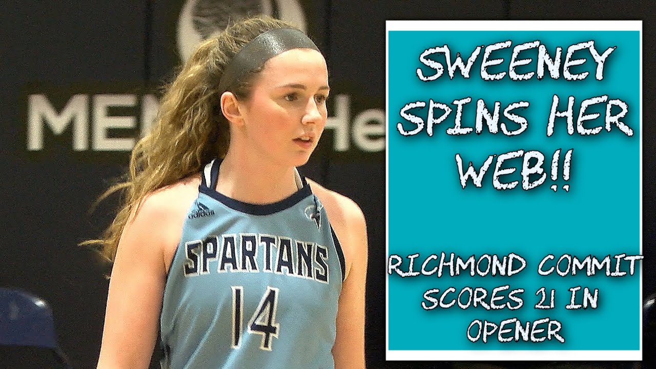 Sparta 54 Rumson Fair Haven 45 | HS Girls Basketball | Ally Sweeney 21 points