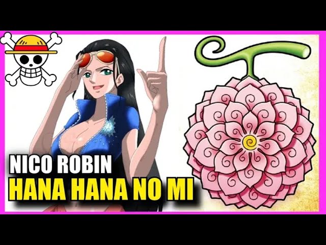 One Piece Nico Robin Flower Flower Fruit - hana hana no mi