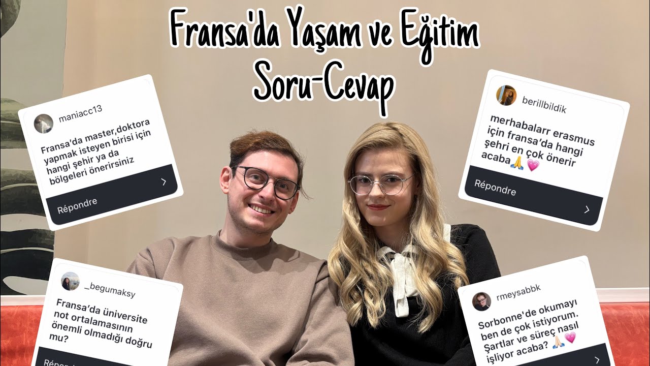 FRANSA'DA YAŞAM ve EĞİTİM SORU-CEVAP 🇫🇷