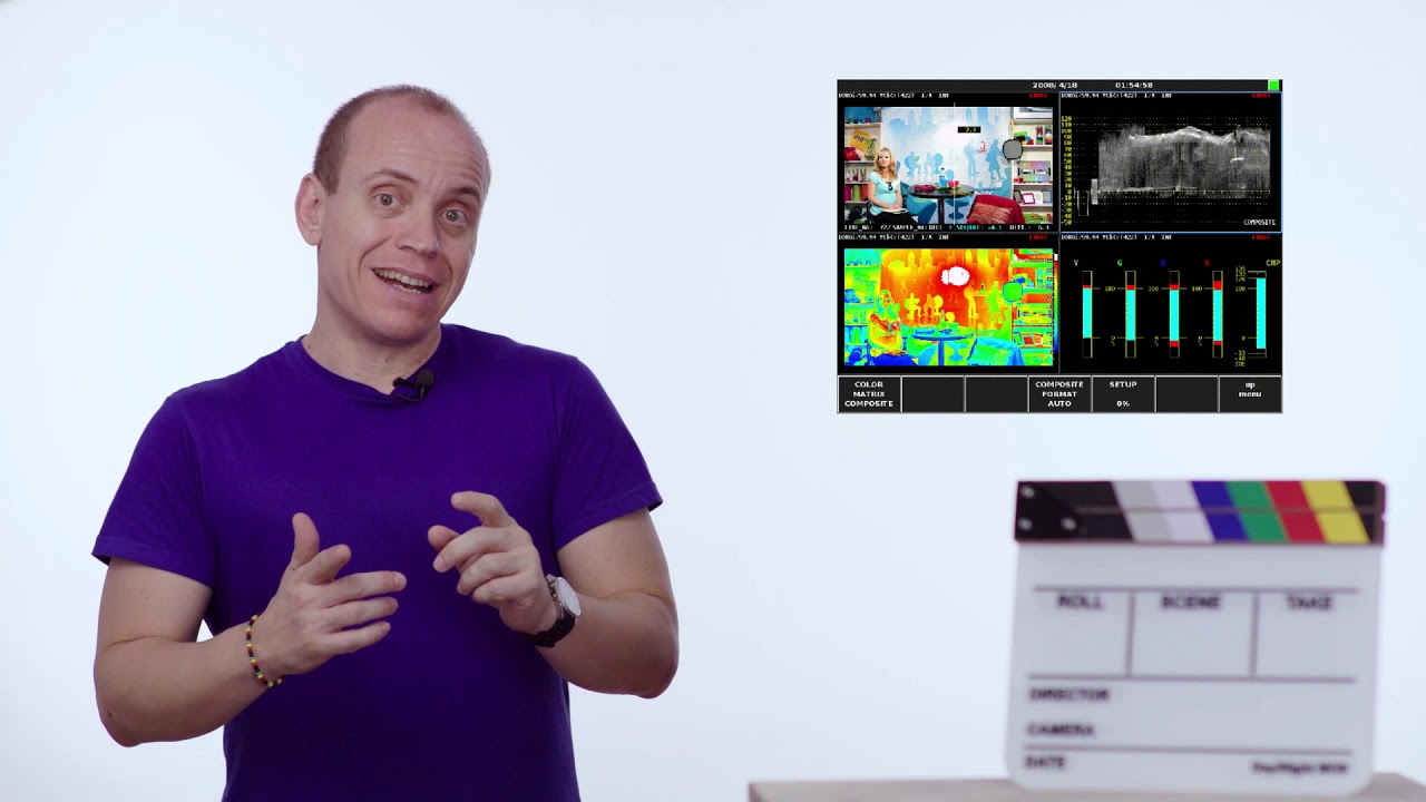 Tutorial - Representación de la imagen en el WFM y en el vecteroscopio - Julio Gómez