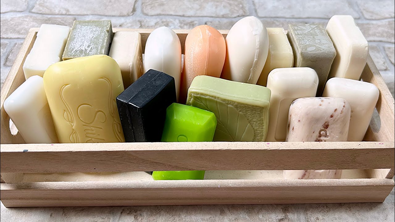 ASMR soap cutting 🤍 Резка мыла АСМР