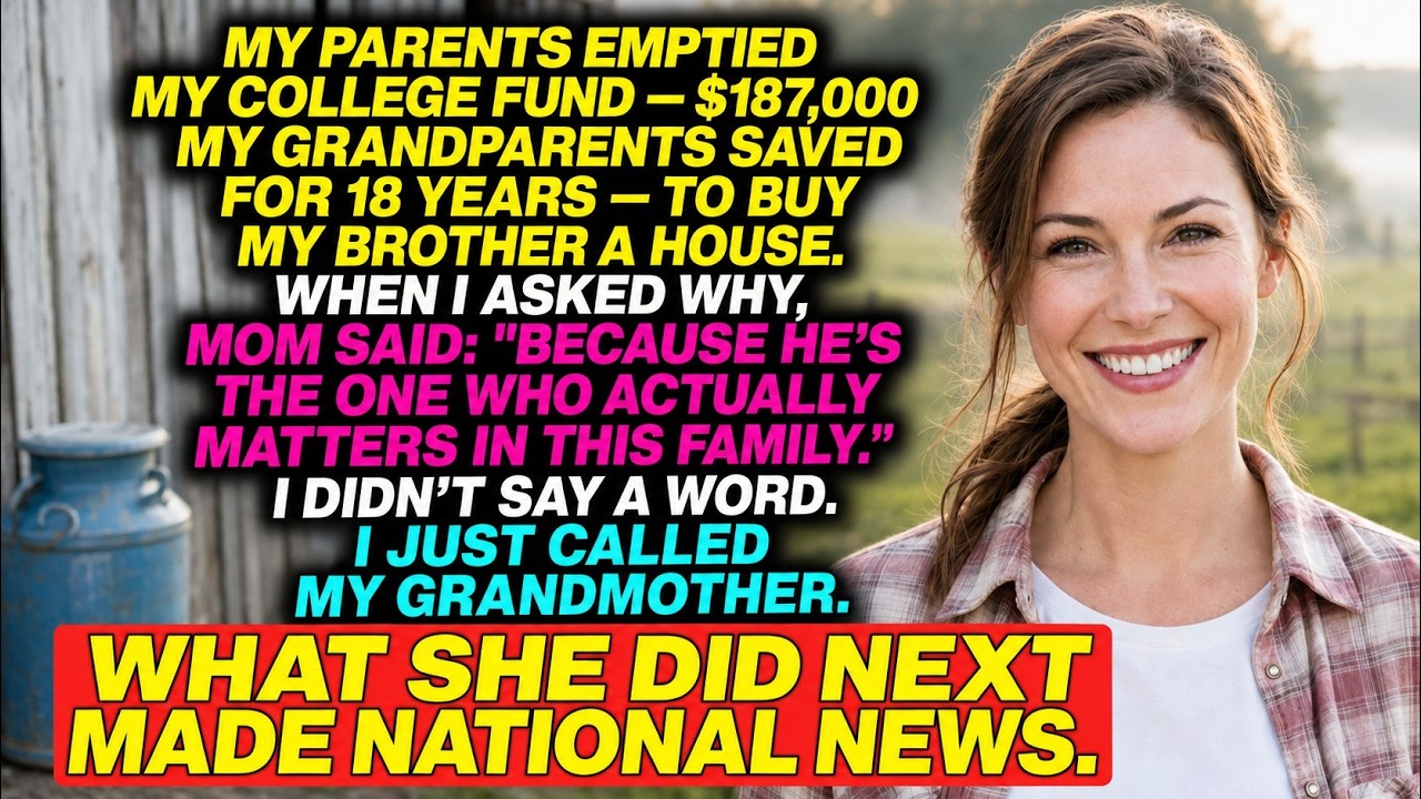 I was 18 the day my mother told me which of her children actually mattered. Six weeks before my Cornell deposit was due, I found out she’d emptied the $187,000 fund my grandparents built from milk...