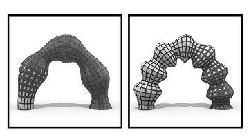 Rhino Grasshopper (Mesh Arc Paneling)