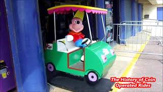 2000s Coin Operated Golf Kart Kiddie Ride - Mickey Mouse