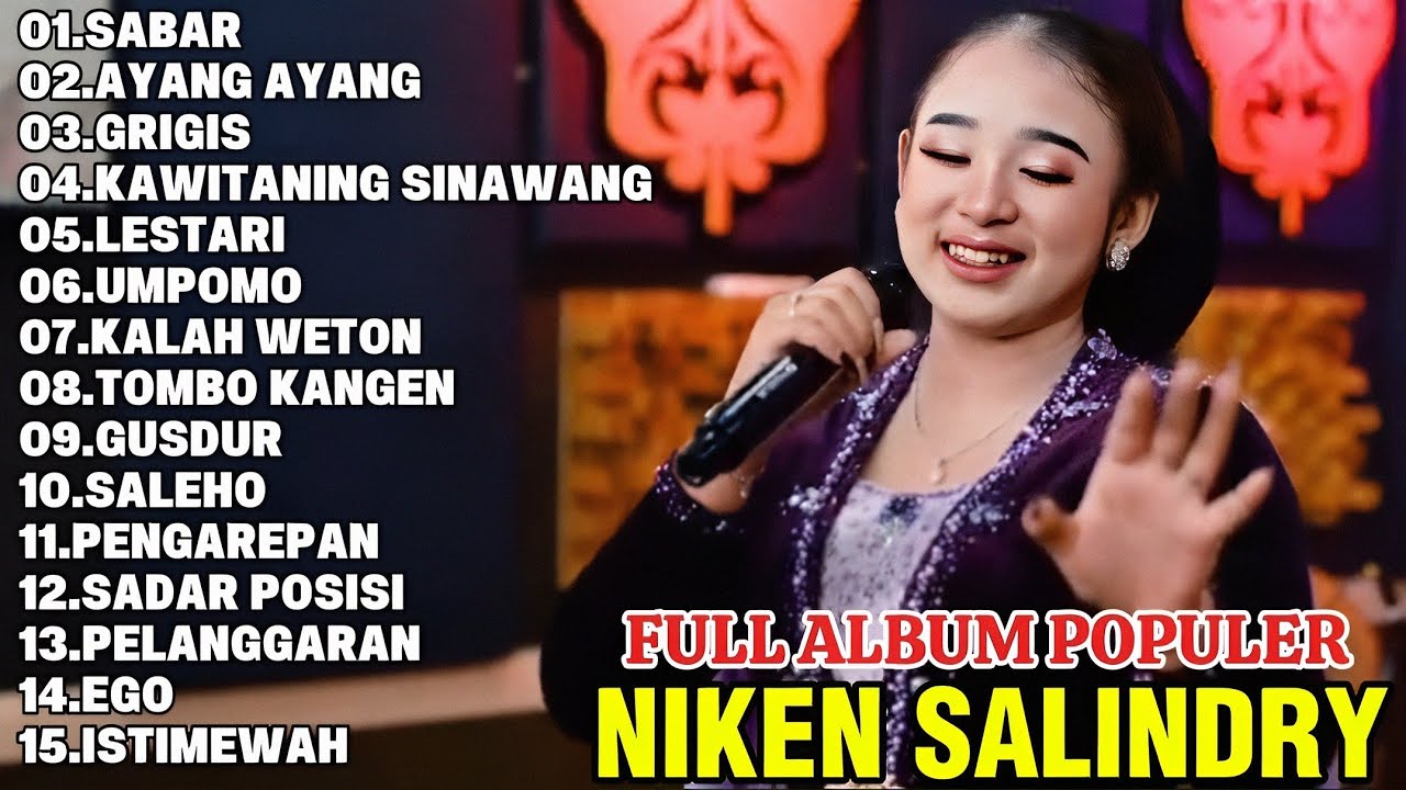 NIKEN SALINDRY-SABAR,AYANG AYANG,GERIGIS I DANGDUT CAMPURSARI TERPOPULER NIKEN SALINDRY