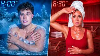 We Survived the 3 Most Extreme Celebrity Morning Routines!!