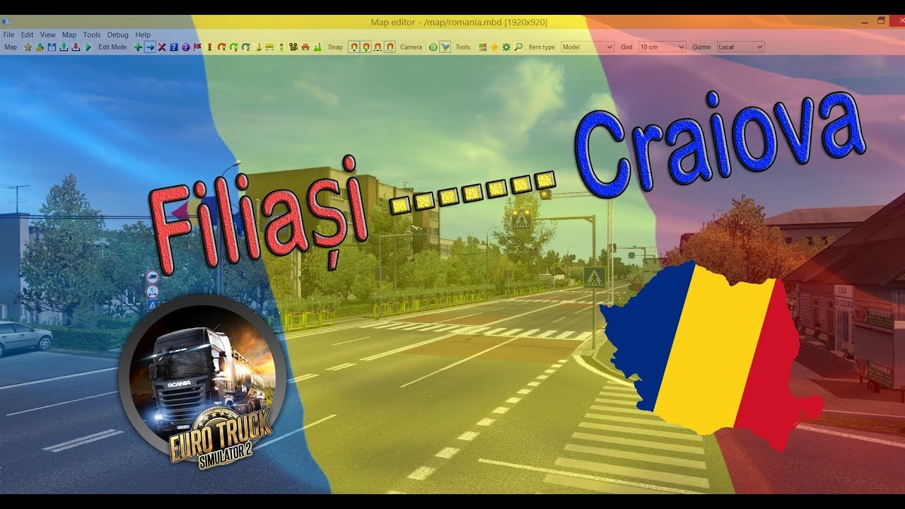Euro Truck Simulator 2 Harta Romaniei Filiași Craiova Dn6