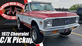 1972 Chevrolet Pickup For Sale Vanguard Motor Sales