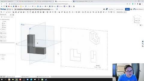 Additive Modeling & Dimensioning Drawing 2 - Day 24 of 100 OnShape Journey