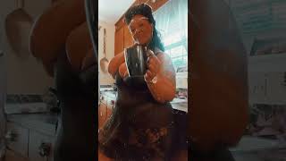 Black Satin, See Through Lingerie Queen