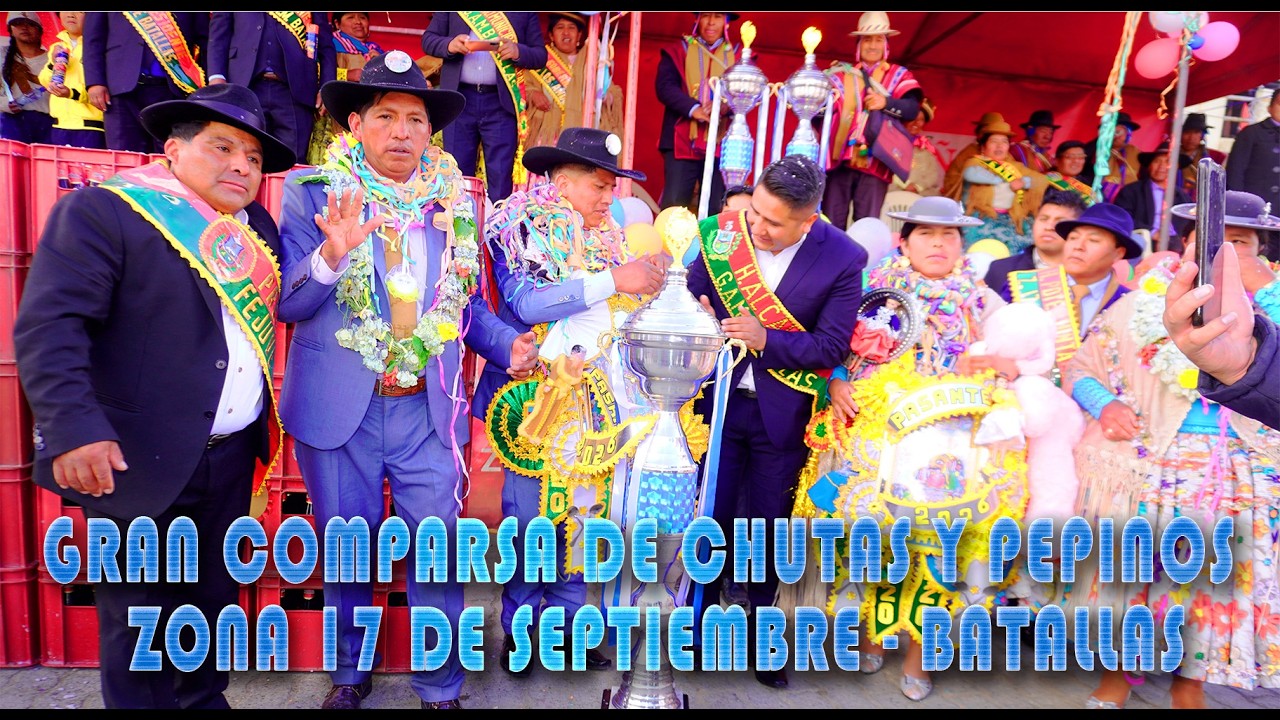 COMPARSA DE CH´UTAS Y PEPINOS ALEGRES Y SUS LINDAS TOXICAS DE BATALLAS - ZONA 17 DE SEPTIEMBRE 2026