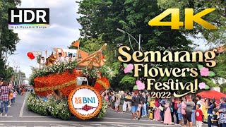 [4K] Walking Tour Semarang Flower Festival 2022
