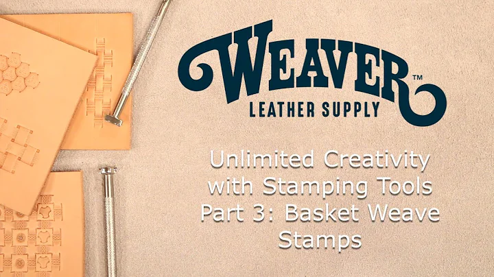 Leather Stamping Tools, Segment 3, Basket Weave Stamps