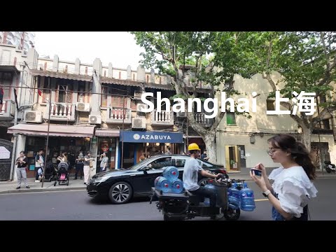 Shanghai, China | Bungalows and villas in the Neighborhood | Walking Tour 4K