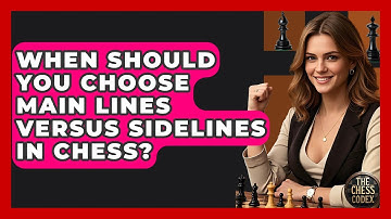 When Should You Choose Main Lines Versus Sidelines In Chess? - The Chess Codex