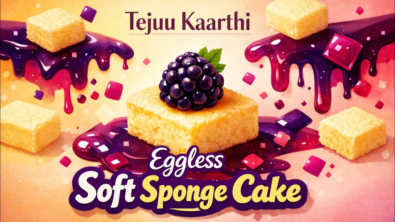 Super Soft Eggless Cake at Home | No Eggs No Oven | Perfect Bakery-Style Cake