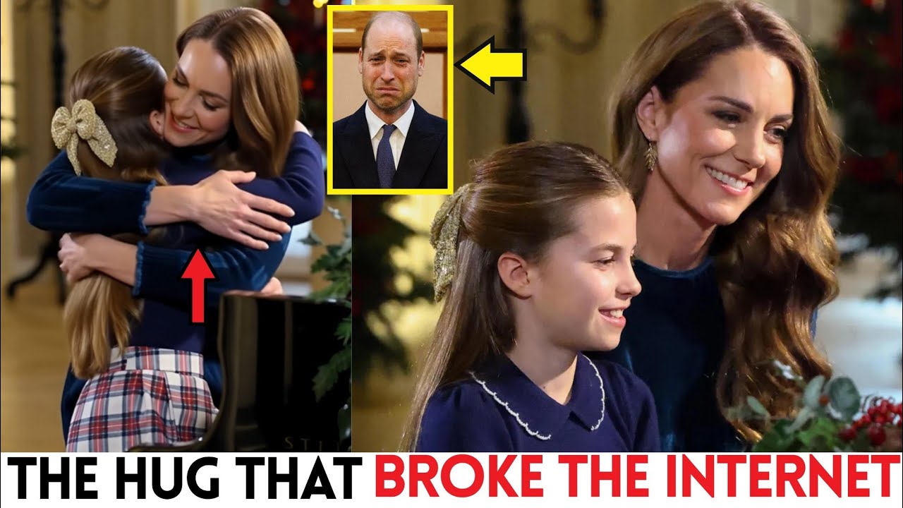 The Hug That Broke Internet Charlotte's Emotional Moment After Christmas Duet with Kate Middleton - YouTube
