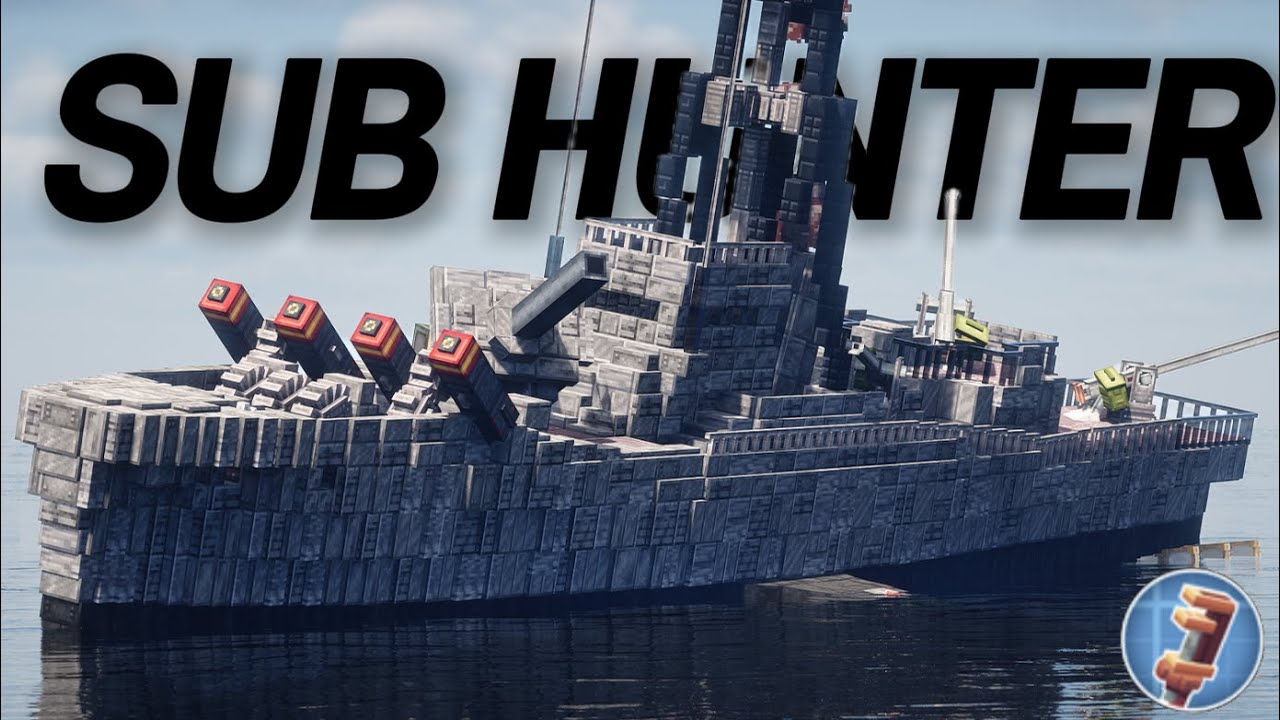 I made a Working Military Destroyer in Minecraft Create Mod! - YouTube