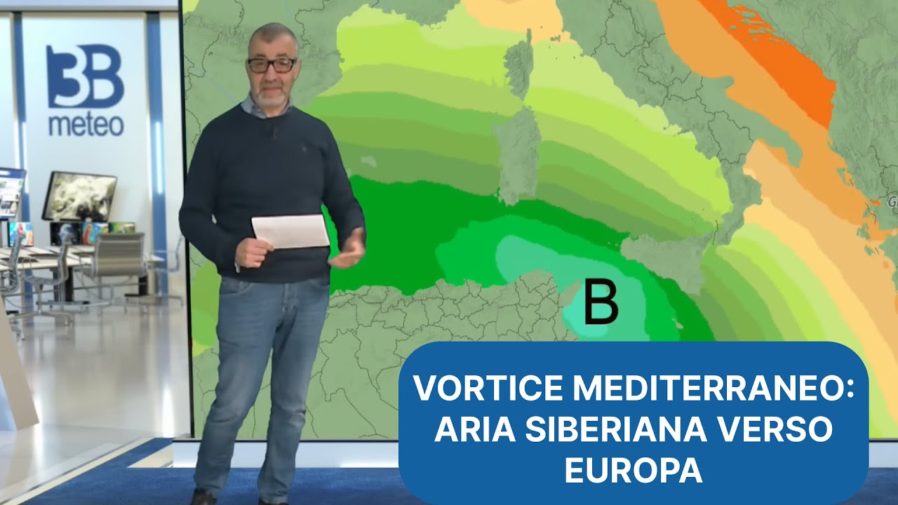 METEO. FORTE MALTEMPO IN ARRIVO MENTRE L'ARIA SIBERIANA SPINGE VERSO L'EUROPA