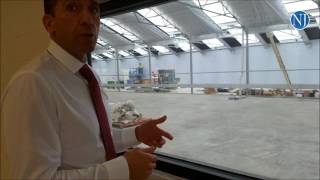 Guided tour of Knox Medical shows lab-like atmosphere