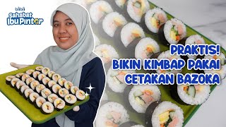 🍙 Kimbap Praktis dengan Cetakan Tekan! || Resep ala BuMin bersama @@asahidtehyung