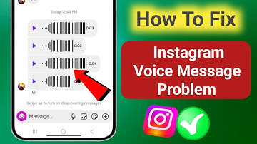Instagram Voice Message Problem 2025 | Instagram Voice Message Not Playing Today 