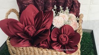 Cara Membuat Hantaran Kain Simple