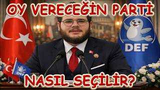 Hangi̇ Parti̇ye Oy Vereceği̇ne Karar Veremi̇yor Musun? 0Dan Nasil Parti̇ Seçi̇li̇r?