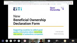 Collecting beneficial ownership data: Using the new declaration form