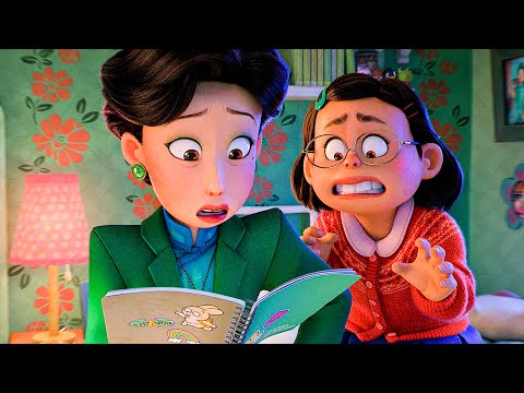 TURNING RED Clips, Featurettes & Trailer (2022) Pixar