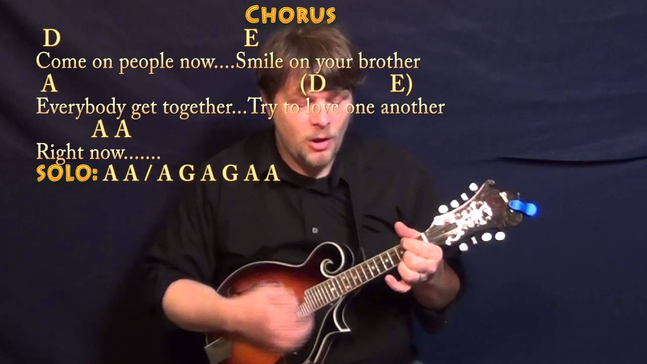 Get together the youngbloods mandolin cover lesson with chords lyrics
