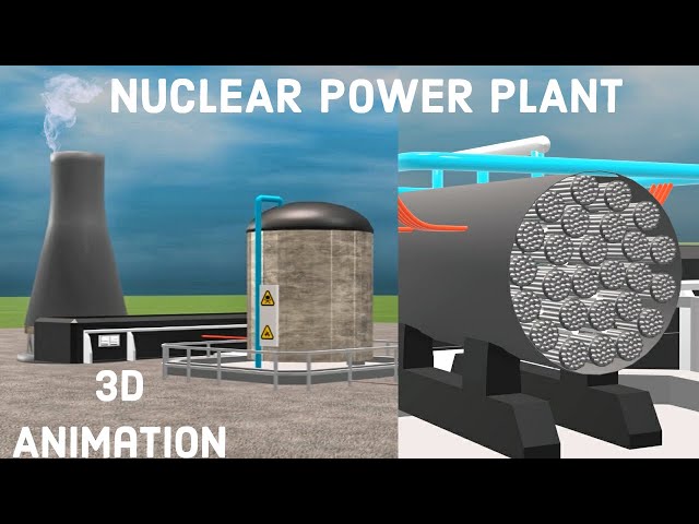 HOW A NUCLEAR POWER PLANT WORKS ?.. || NUCLEAR REACTION || 3D ANIMATION || LEARN FROM THE BASE class=