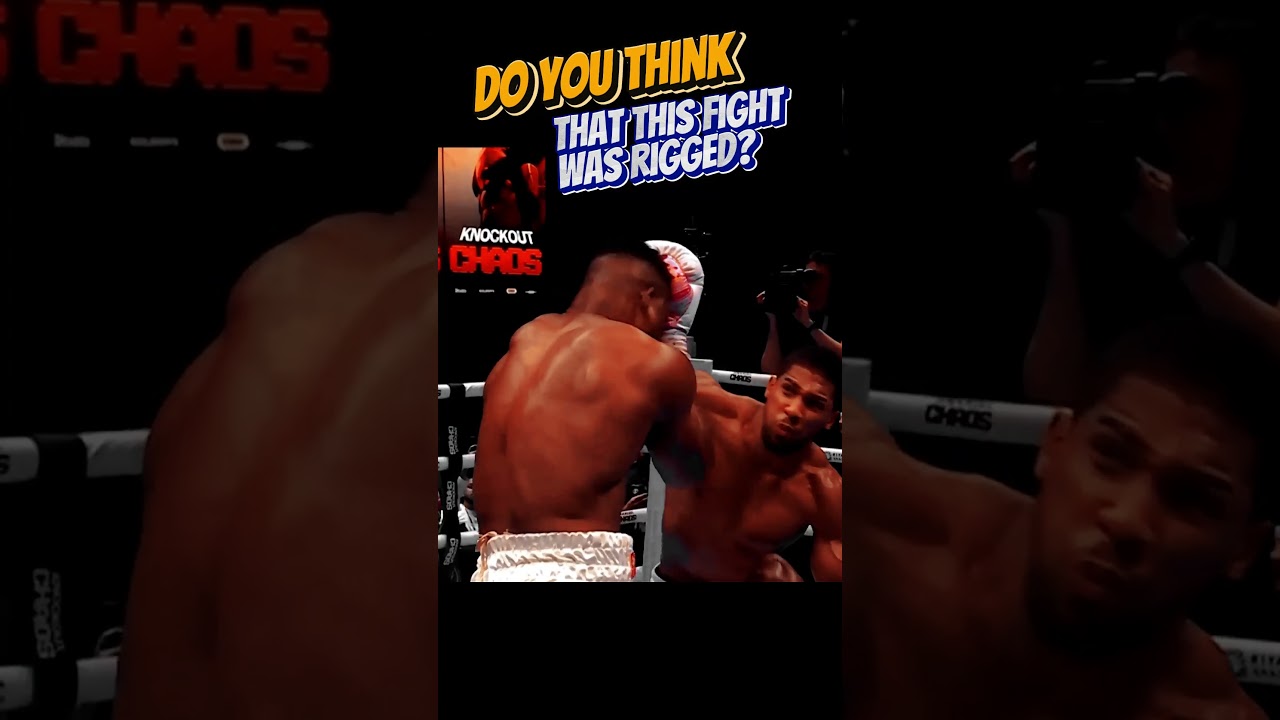 Ngannou Vs Joshua Rigged? 